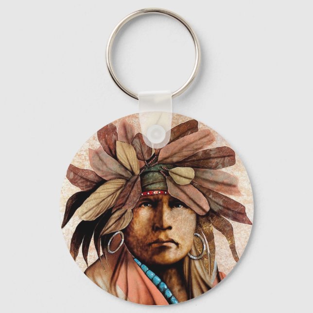 Indian Head Key Ring (Front)