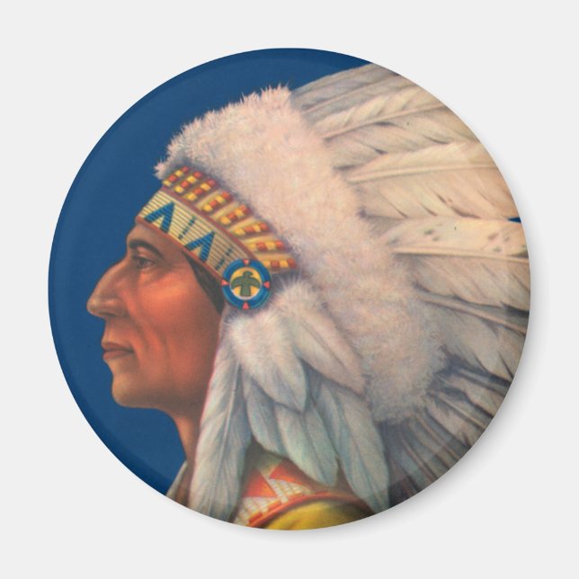 Indian Head Magnet (Front)