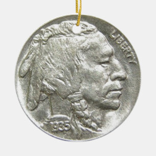 INDIAN HEAD ORNAMENT