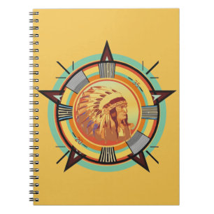 Indian Head Test Pattern Notebook