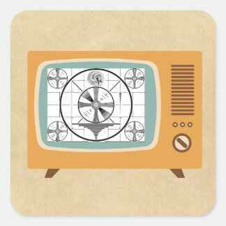 Indian Head Test Pattern Square Sticker
