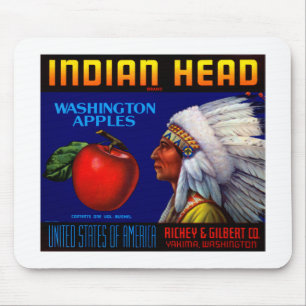 Indian Head Washington Apples Mouse Pad