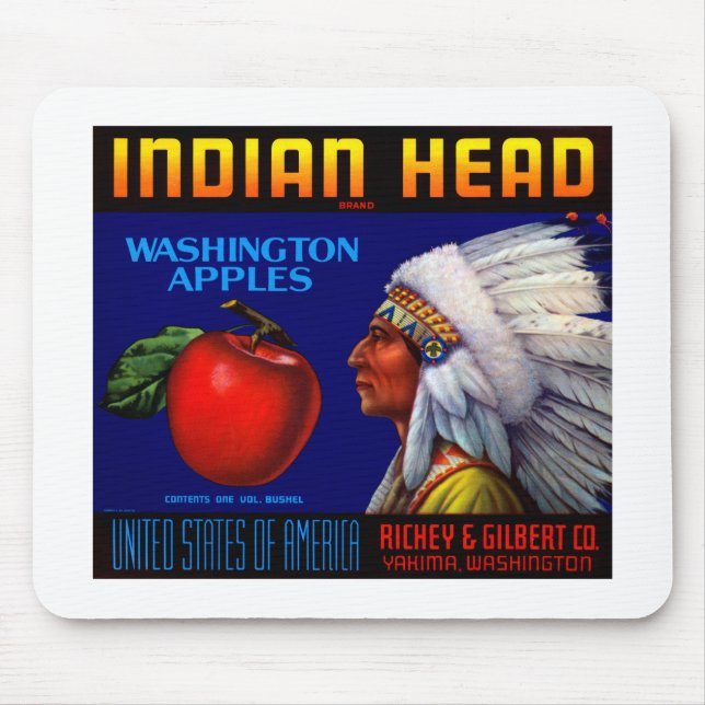 Indian Head Washington Apples Mouse Pad (Front)