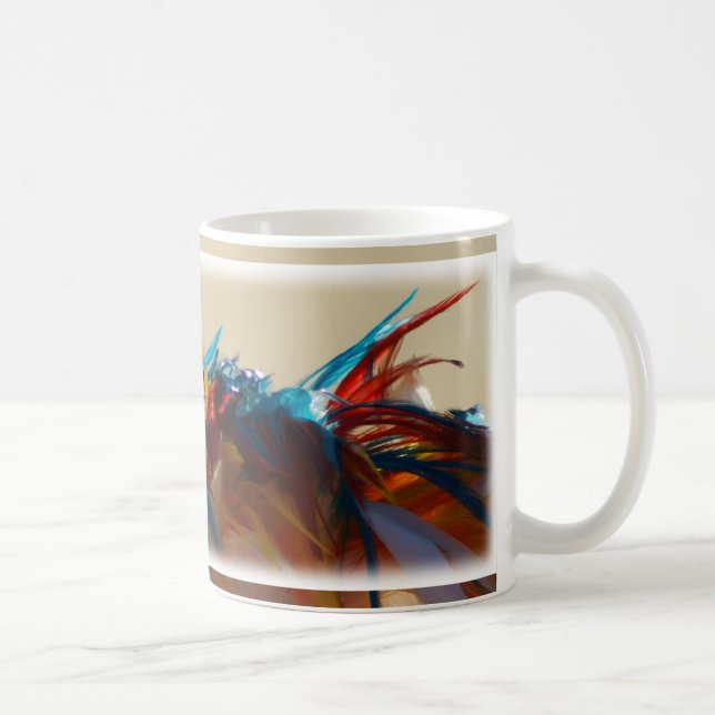 Indian Headdress Feathers Mug (Right)