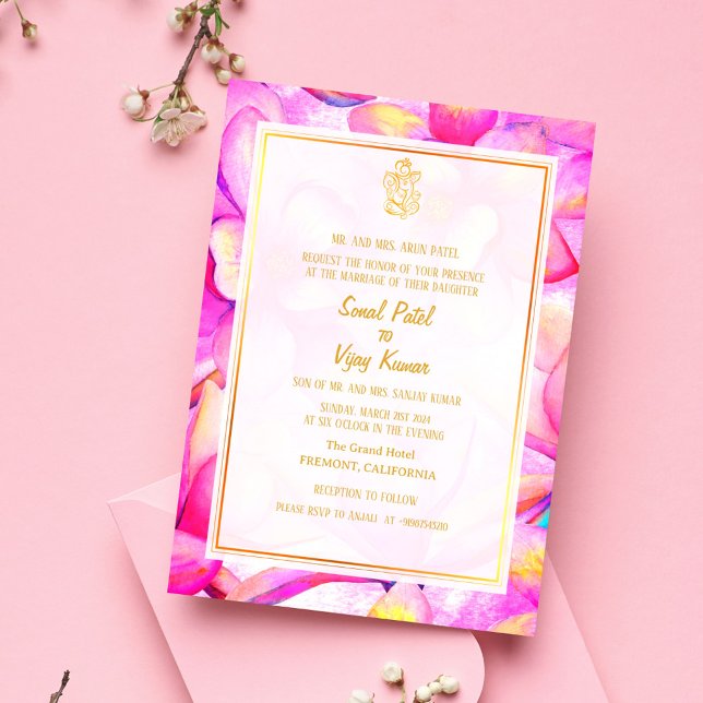 Indian Hindu Wedding Ganesha Invitation (Creator Uploaded)