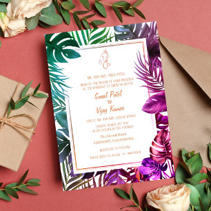 Indian Hindu Wedding Ganesha Invitation