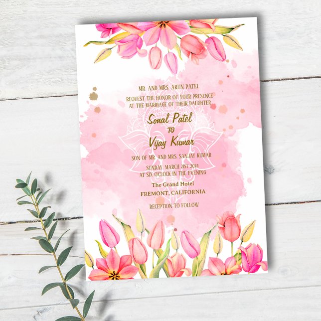 Indian Hindu Wedding Ganesha Invitation (Creator Uploaded)