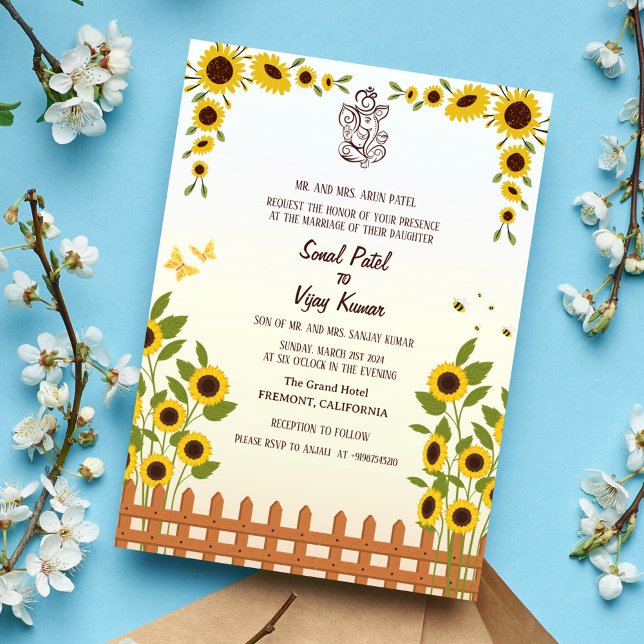 Indian Hindu Wedding Ganesha Invitation (Creator Uploaded)