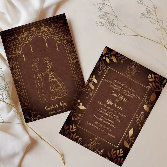 Indian Hindu Wedding Ganesha Invitation (Creator Uploaded)