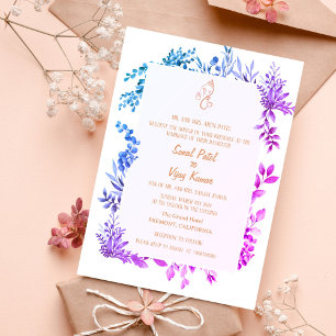 Indian Hindu Wedding Ganesha Invitation