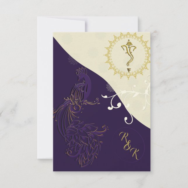 Indian hindu wedding invitation (Front)