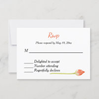 Indian Hindu Wedding Invitation RSVP