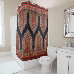 Indian Hippie Style Shower Curtain