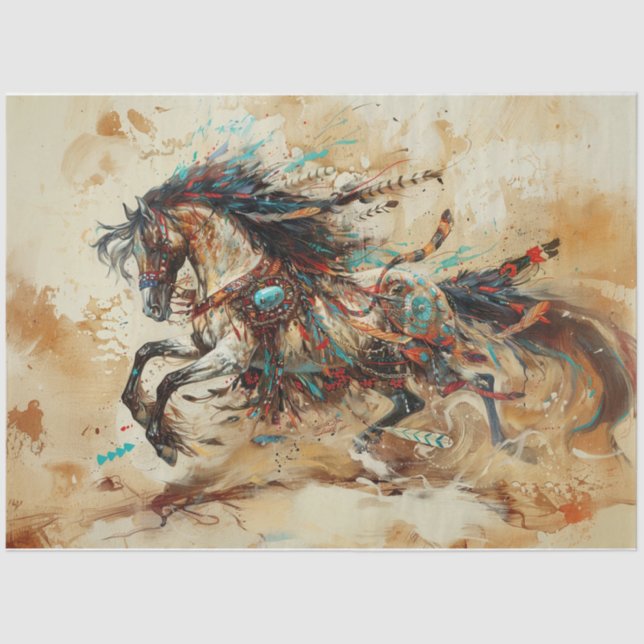 Indian Horse Tissue Paper (Front)