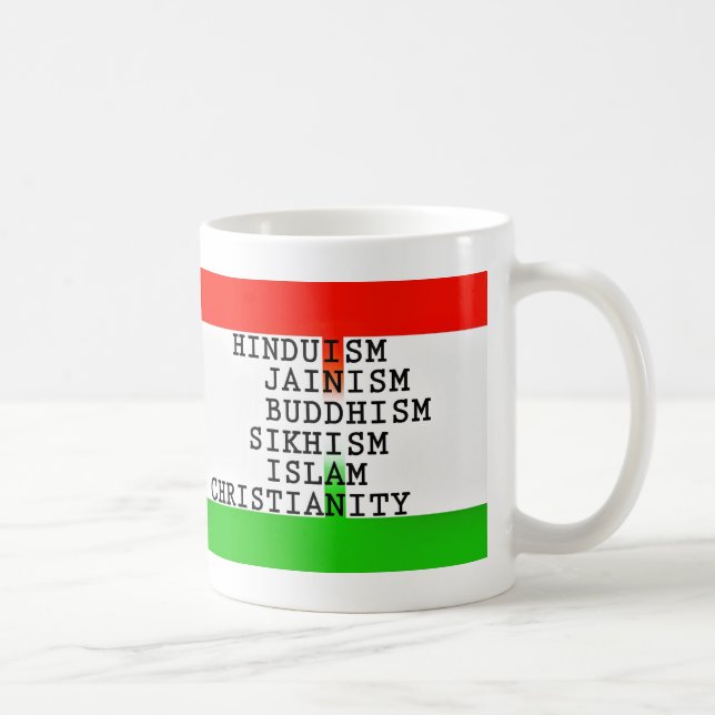 Indian Identity Religions Coffee Mug (Right)