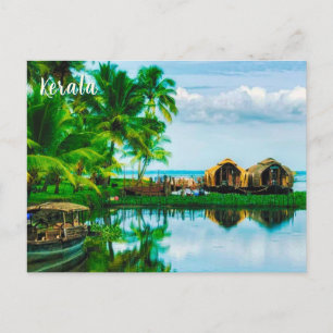Indian kerala God's Own Country post card