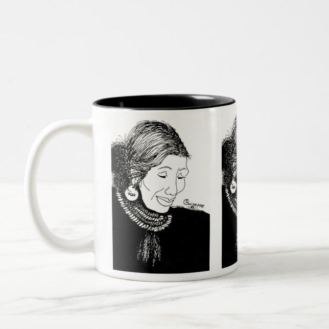 Indian Lady Mug (Left)