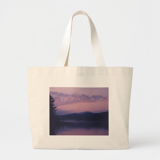 Indian Lake, Adirondack Park, NY Large Tote Bag (Front)