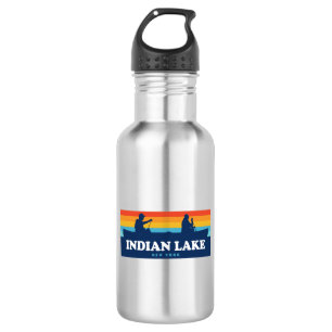 Indian Lake New York Canoe 532 Ml Water Bottle