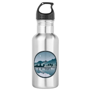 Indian Lake New York Reflection 532 Ml Water Bottle