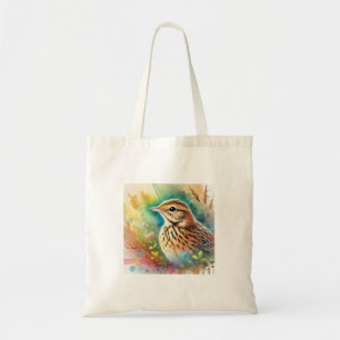 Indian Lark 170724AREF149 - Watercolor Tote Bag