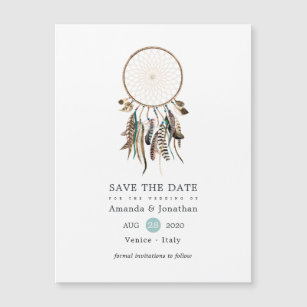 Indian legend Tribal Boho Wedding Save the Date