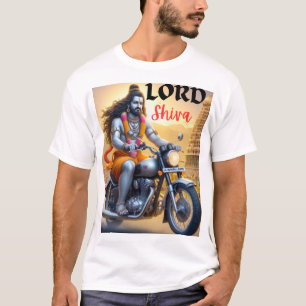 Indian Lord of Shiva printed T-shirt