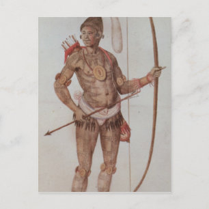 Indian Man of Florida Postcard