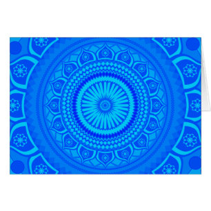 Indian mandala Blue