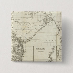 Indian Map 15 Cm Square Badge