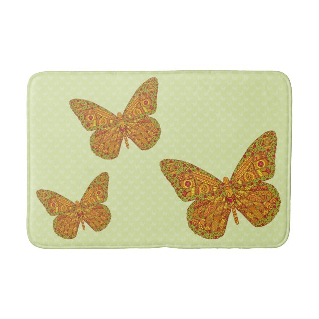 Indian Monarch Bath Mat (Front)