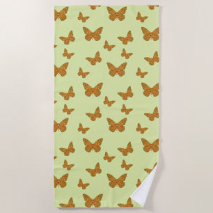 Indian Monarch Beach Towel