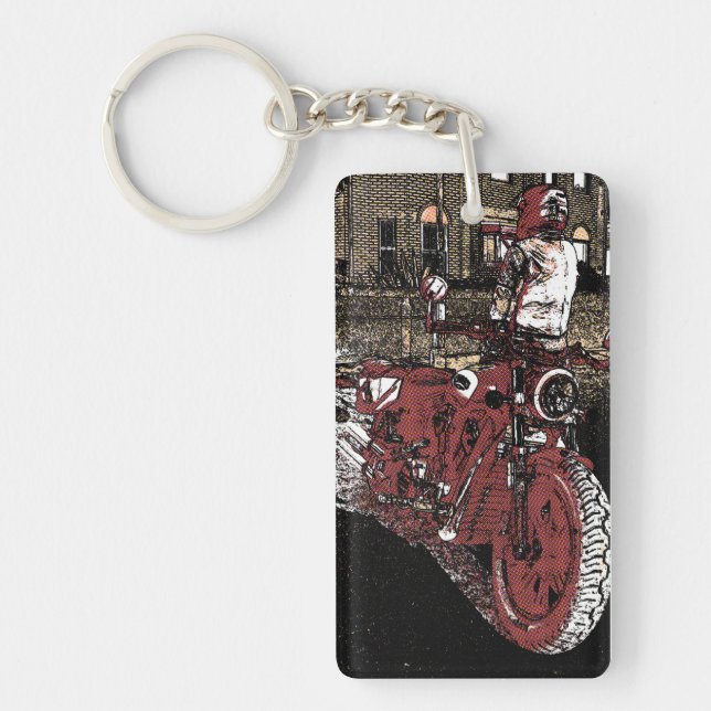 Indian MotorBike  Key Ring (Front)