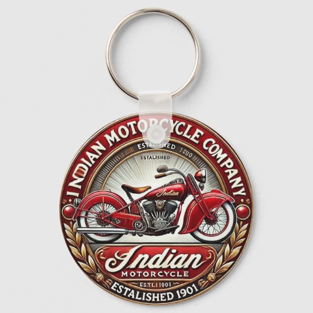 Indian Motorcycle Key Ring (Front)