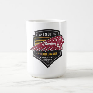 Indian Motorcycle Proud Owner America's First Moto Coffee Mug