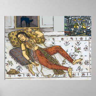 Indian, Mughal Woman, Princess Poster