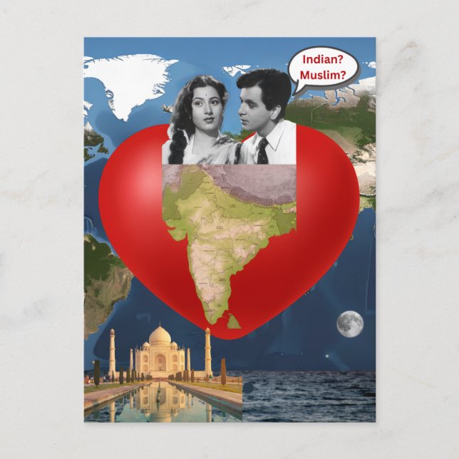 Indian Muslim Postcard (Front)