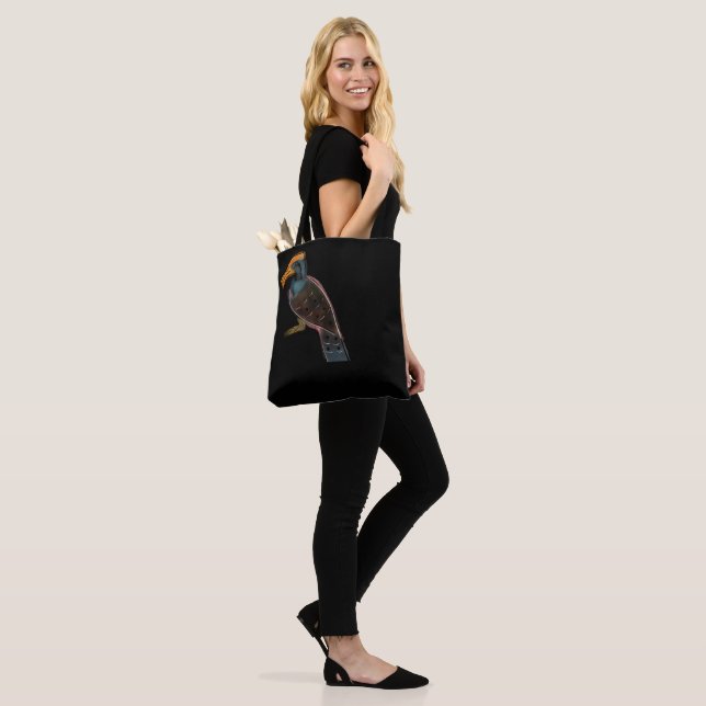 Indian Night Bird Tote Bag (On Model)