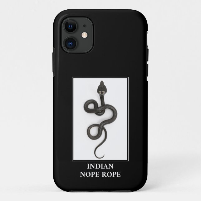 Indian Nope Rope - Cobra Snake Danger Case-Mate iPhone Case (Back)