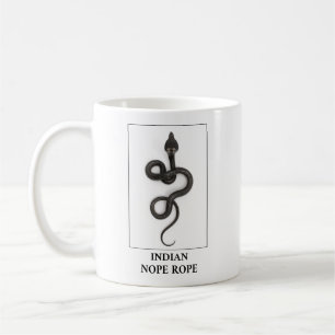 Indian Nope Rope - Cobra Snake Danger Coffee Mug