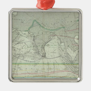 Indian Ocean 2 Metal Ornament