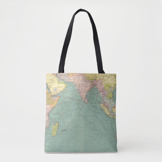 Indian Ocean 3 Tote Bag (Front)