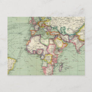 Indian Ocean, Atlantic Ocean Postcard