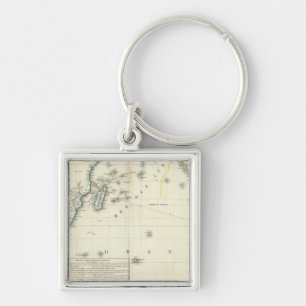 Indian Ocean Atlas Map Key Ring