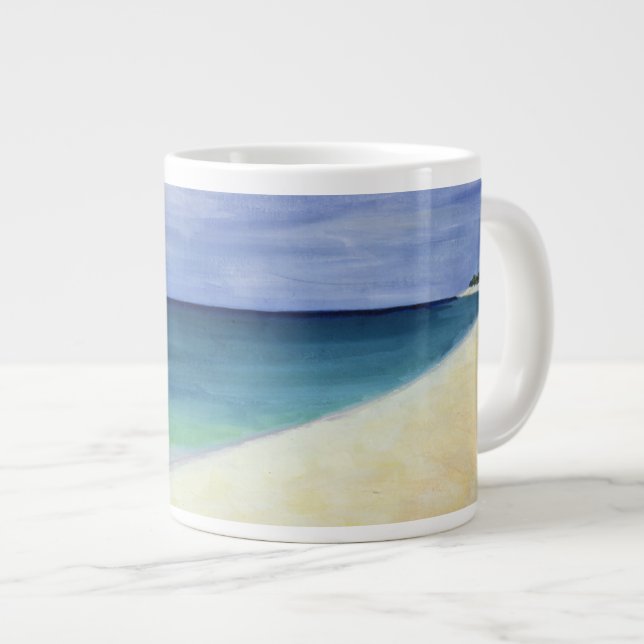 Indian Ocean II 1995 Large Coffee Mug (Front Right)