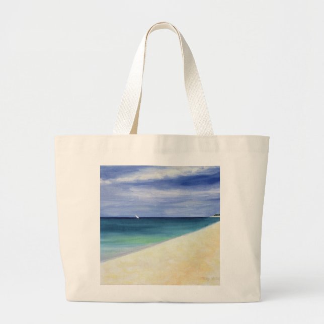 Indian Ocean II 1995 Large Tote Bag (Front)