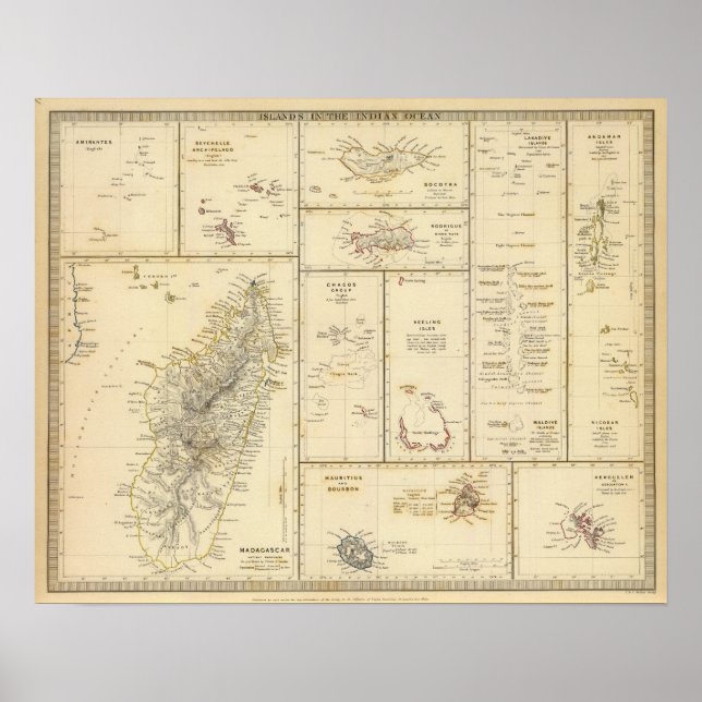Indian Ocean Islands Poster (Front)