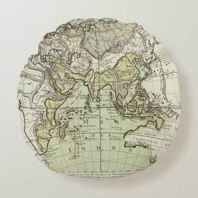 Indian Ocean Round Cushion (Front)