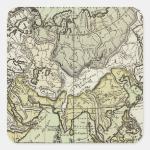 Indian Ocean Square Sticker