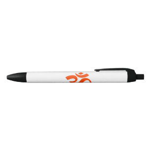 Indian Om Symbol Black Ink Pen